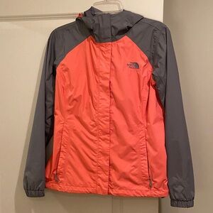 The North Face Women's Coral and Gray Ski Jacket